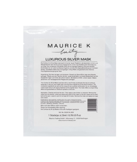 LUXURIOUS SILVER MASK - MAURICE K