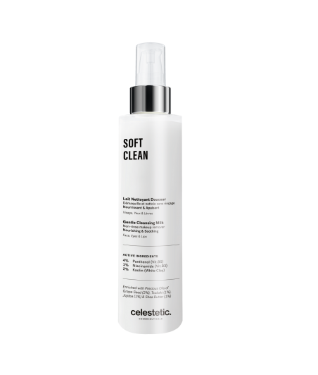 Delikatne mleczko oczyszczające 200 ml SOFT CLEAN - celestetic.
