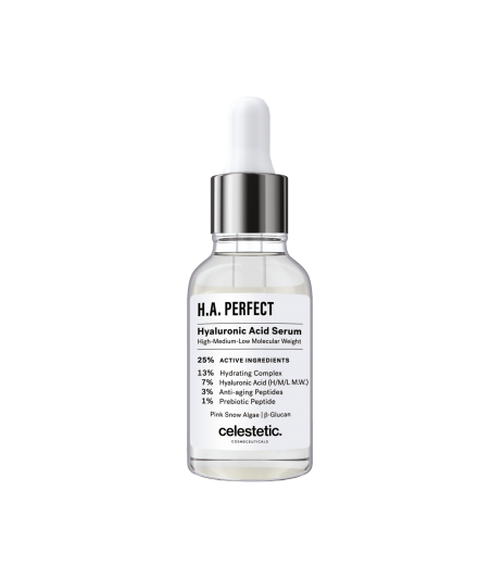 Nawilżające i przeciwstarzeniowe serum 30 ml H.A. PERFECT SERUM - celestetic.