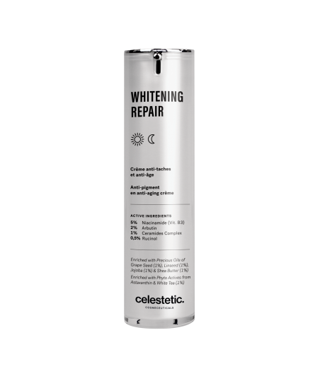 Intensywny krem przeciwstarzeniowy i przeciw przebarwieniom 50 ml WHITENING REPAIR CREAM - celestetic.