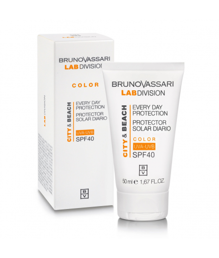 SUN EVERY DAY PROTECTION SPF 40 COLOUR ► Krem ochronny SPF40 Kolor 50 ml Bruno Vassari