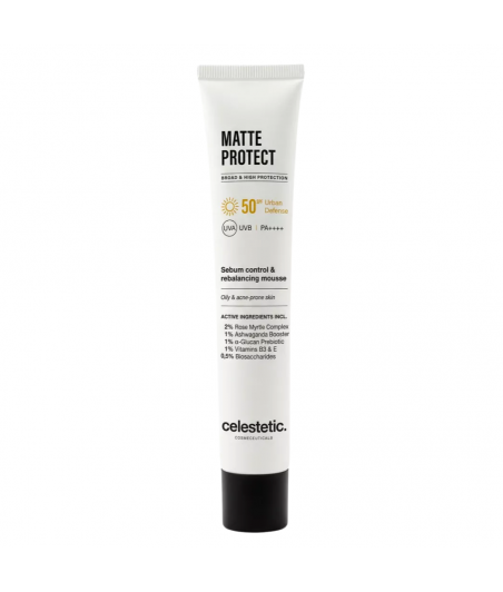 Ultralekki krem przeciwsłoneczny SPF50 50 ml Matte Protect SPF50 Cream 50 ml - celestetic.
